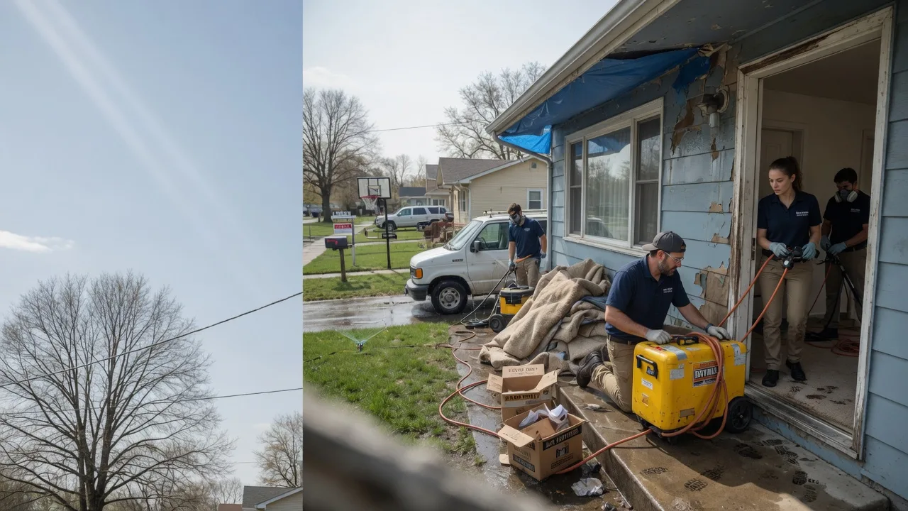 Basement Flood Cleanup in Norvell, MI near me